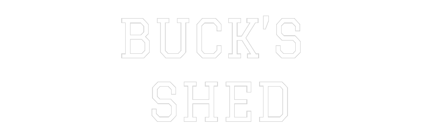Custom Neon Text - BUCK’S
SHED