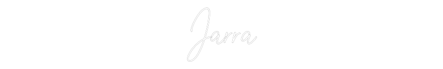 Custom Neon Text - Jarra