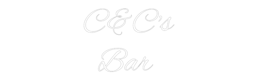 Custom Neon Text - C&C's
Bar