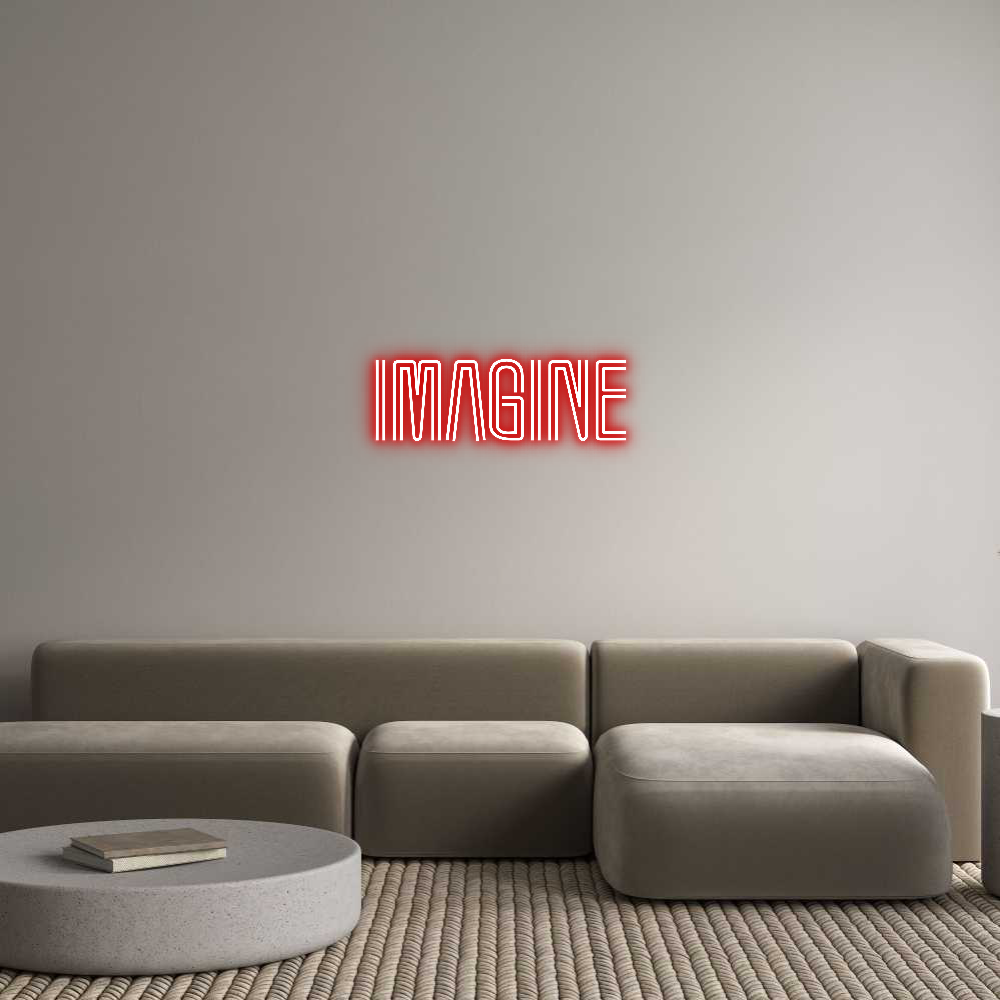 Custom Neon Text - Imagine