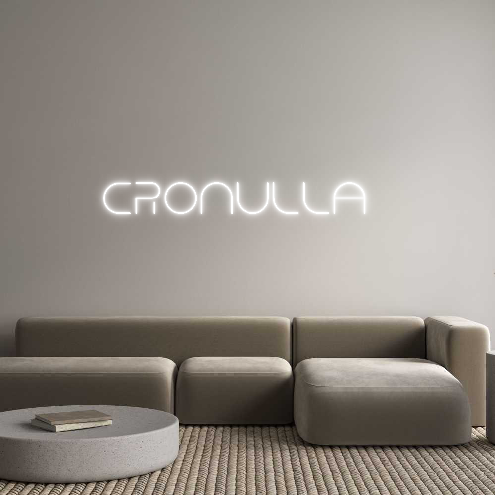 Custom Neon Text - Cronulla