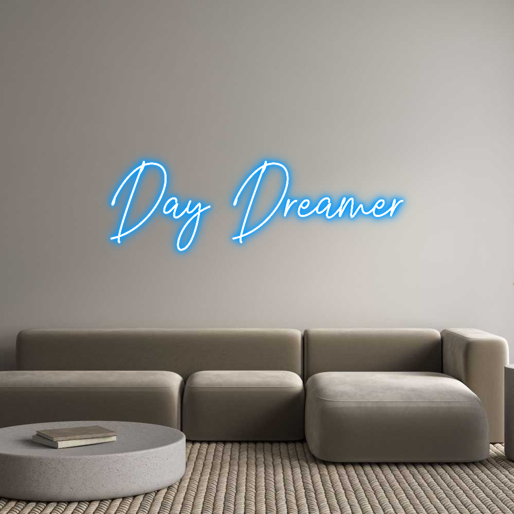 Custom Neon Text - Day Dreamer