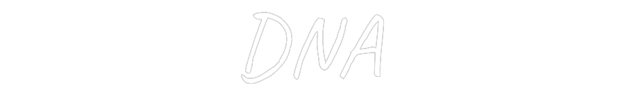 Custom Neon Text - DNA