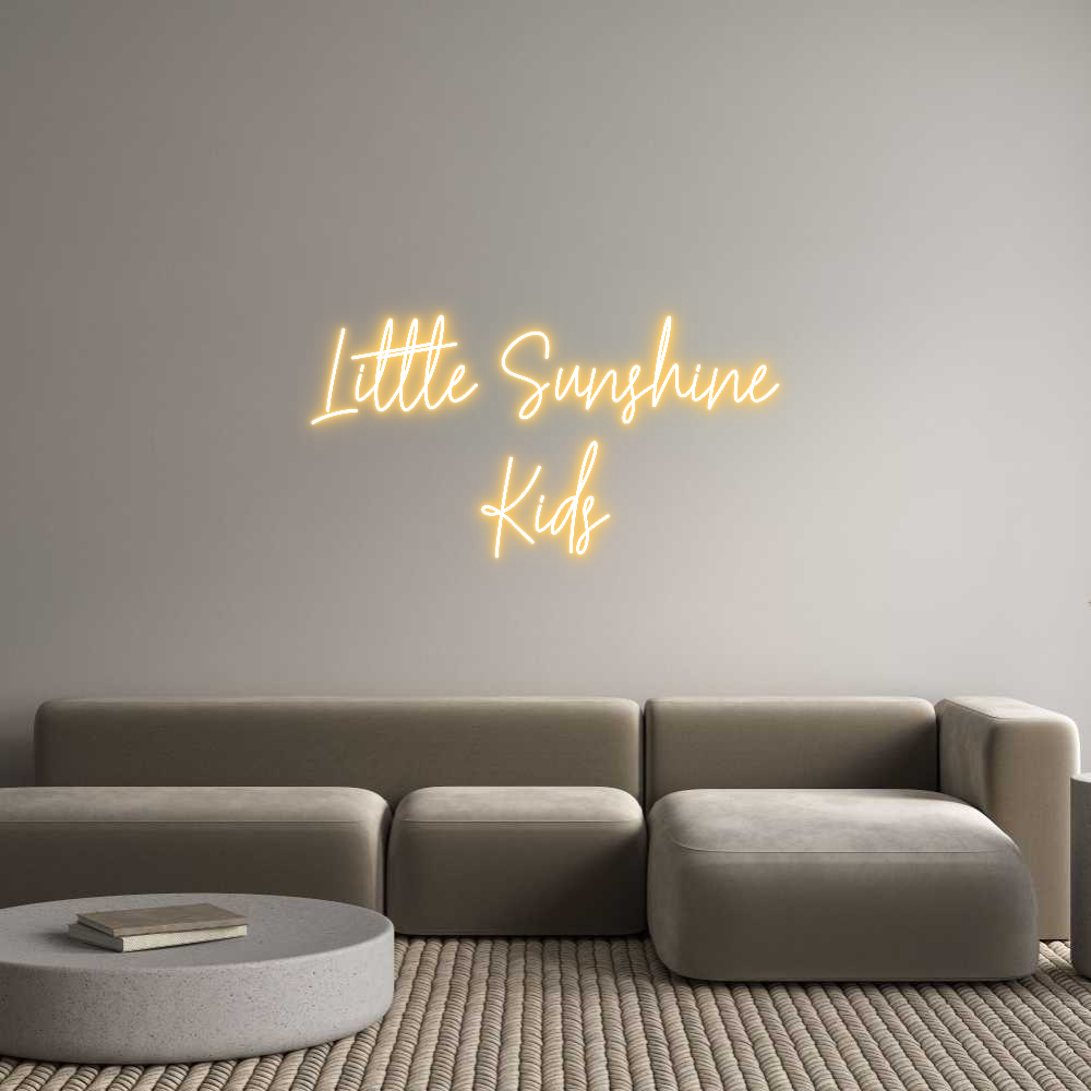 Custom Neon Text - Little Sunshi...