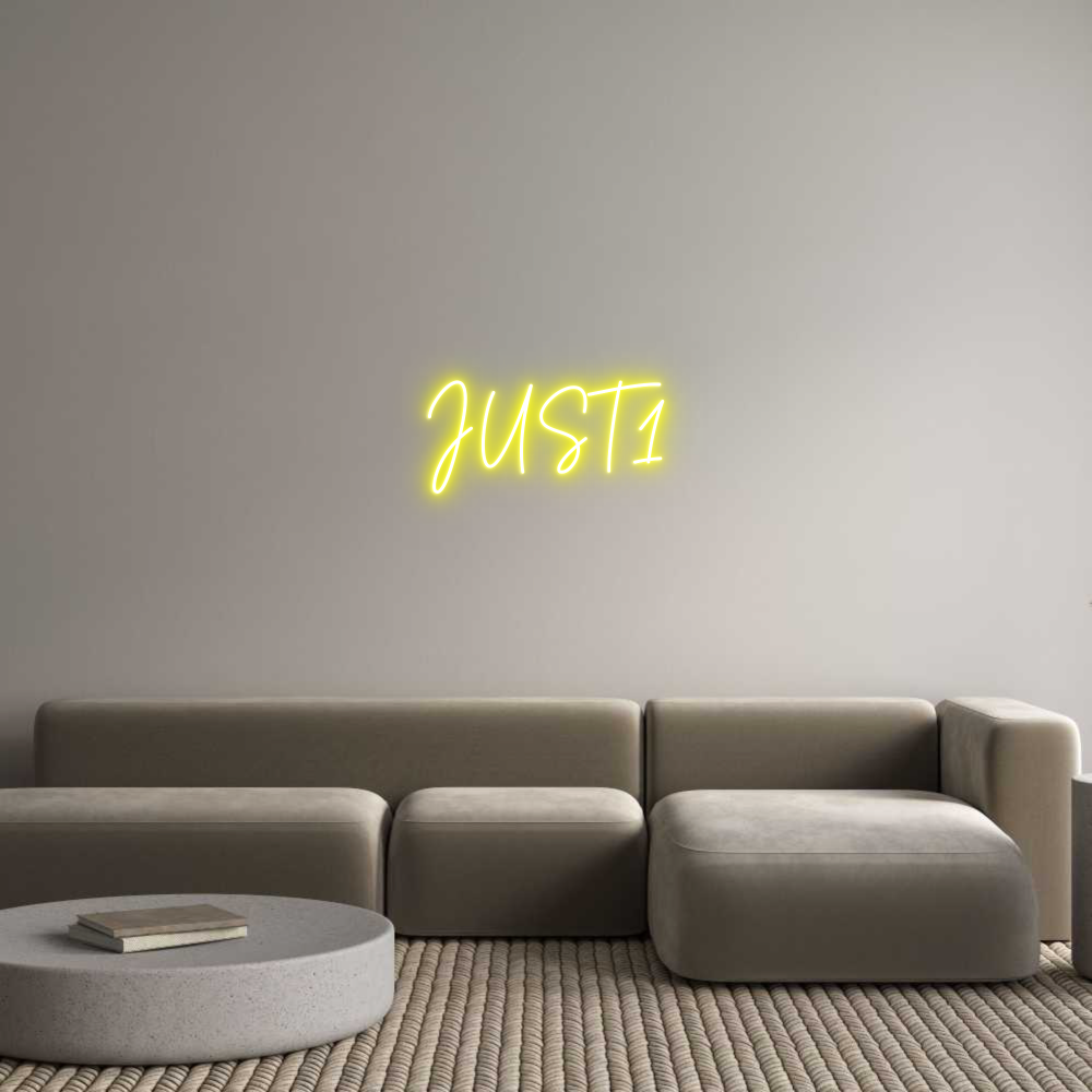 Custom Neon Text - JUST1