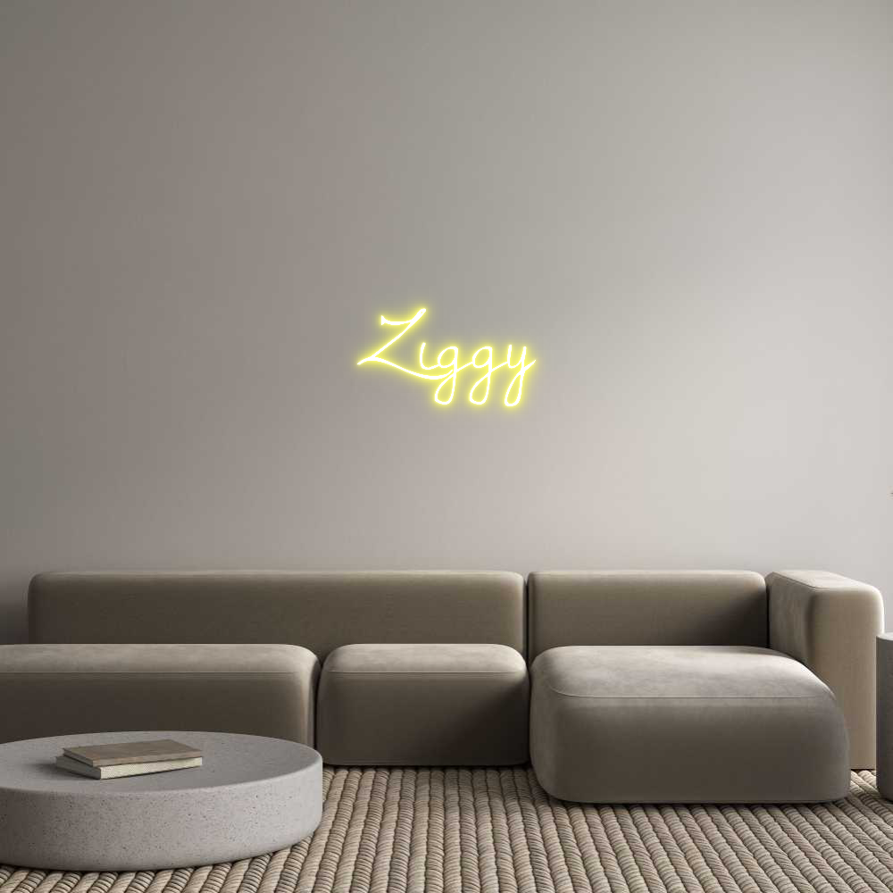 Custom Neon Text - Ziggy