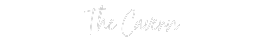 Custom Neon Text - The Cavern