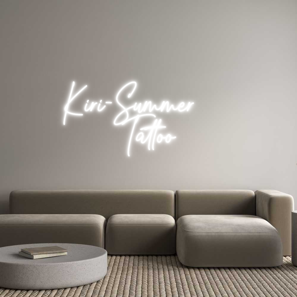 Custom Neon Text- Kiri-Summer ...