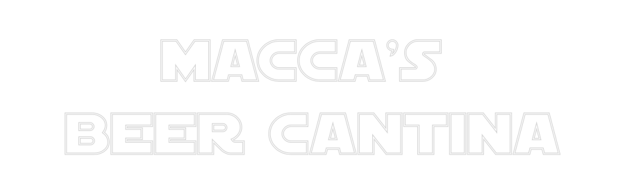Custom Neon Text - Macca's
Bee...