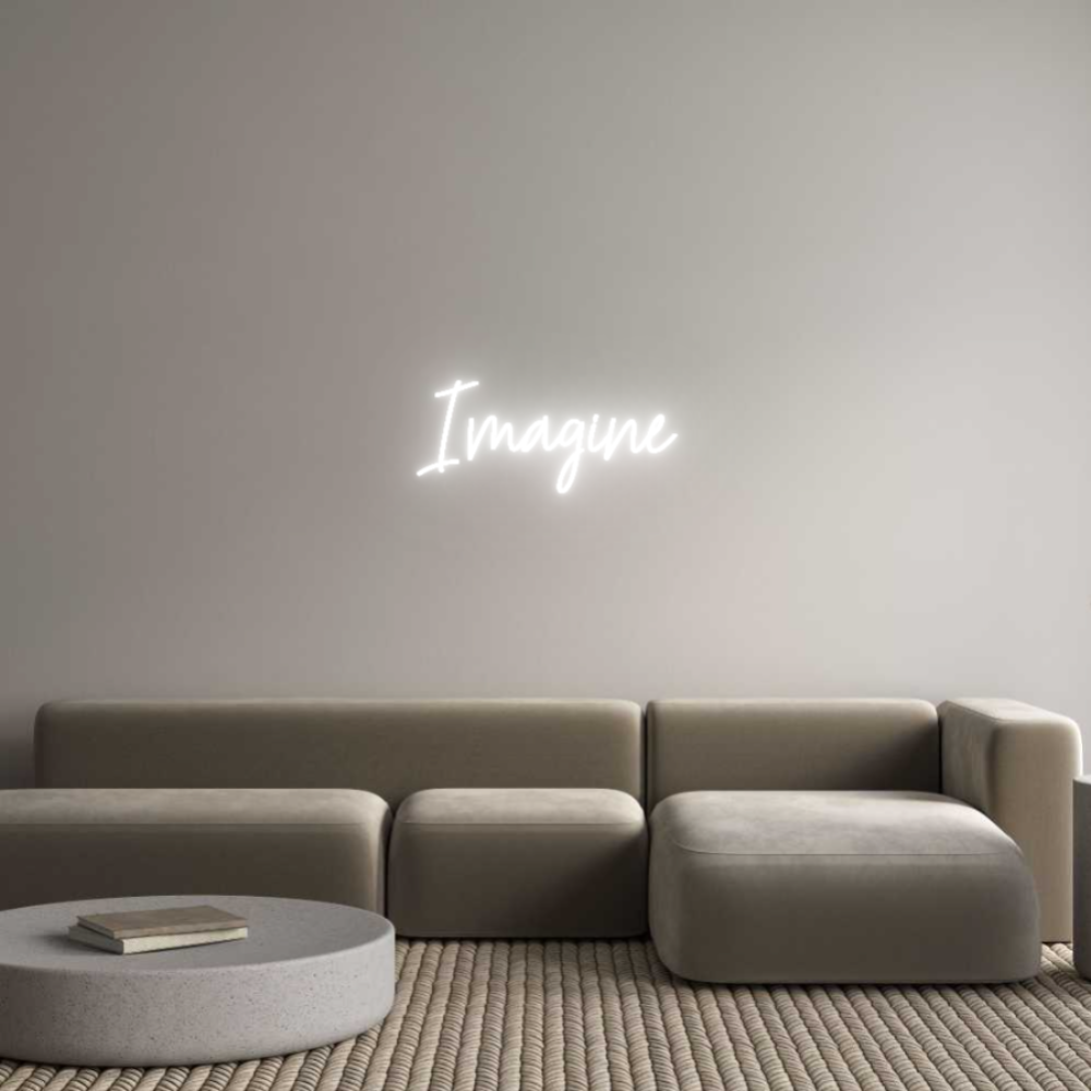 Custom Neon Text - Imagine