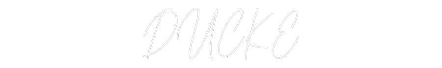 Custom Neon Text - DUCKE