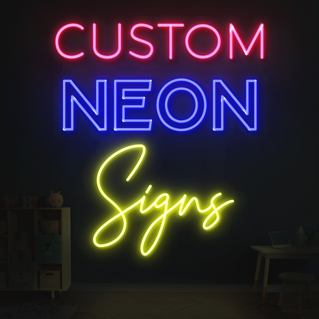 Neon Lights For Room - Custom Neon Wall Sign - Guaranteed Safety & Durability - Personalised Text - 3 Year Warranty