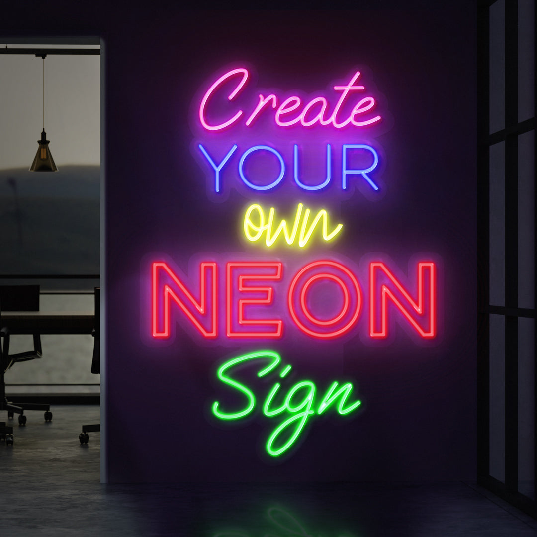 Custom Neon Signs - Neon LED Lights For Indoor and Outdoor - High Quality Personalised Text - 3 Year Warranty