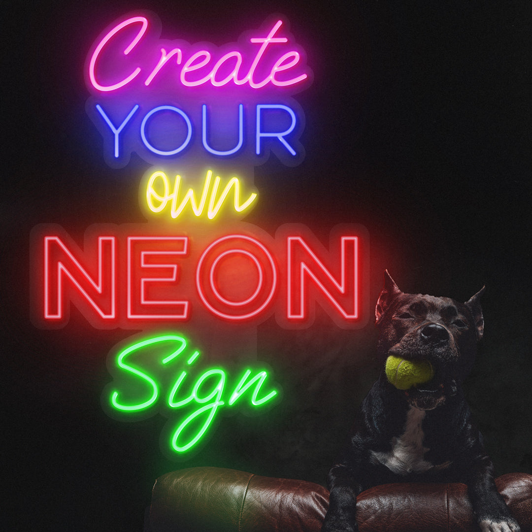 Custom Neon Signs - Neon LED Lights For Indoor and Outdoor - High Quality Personalised Text - 3 Year Warranty