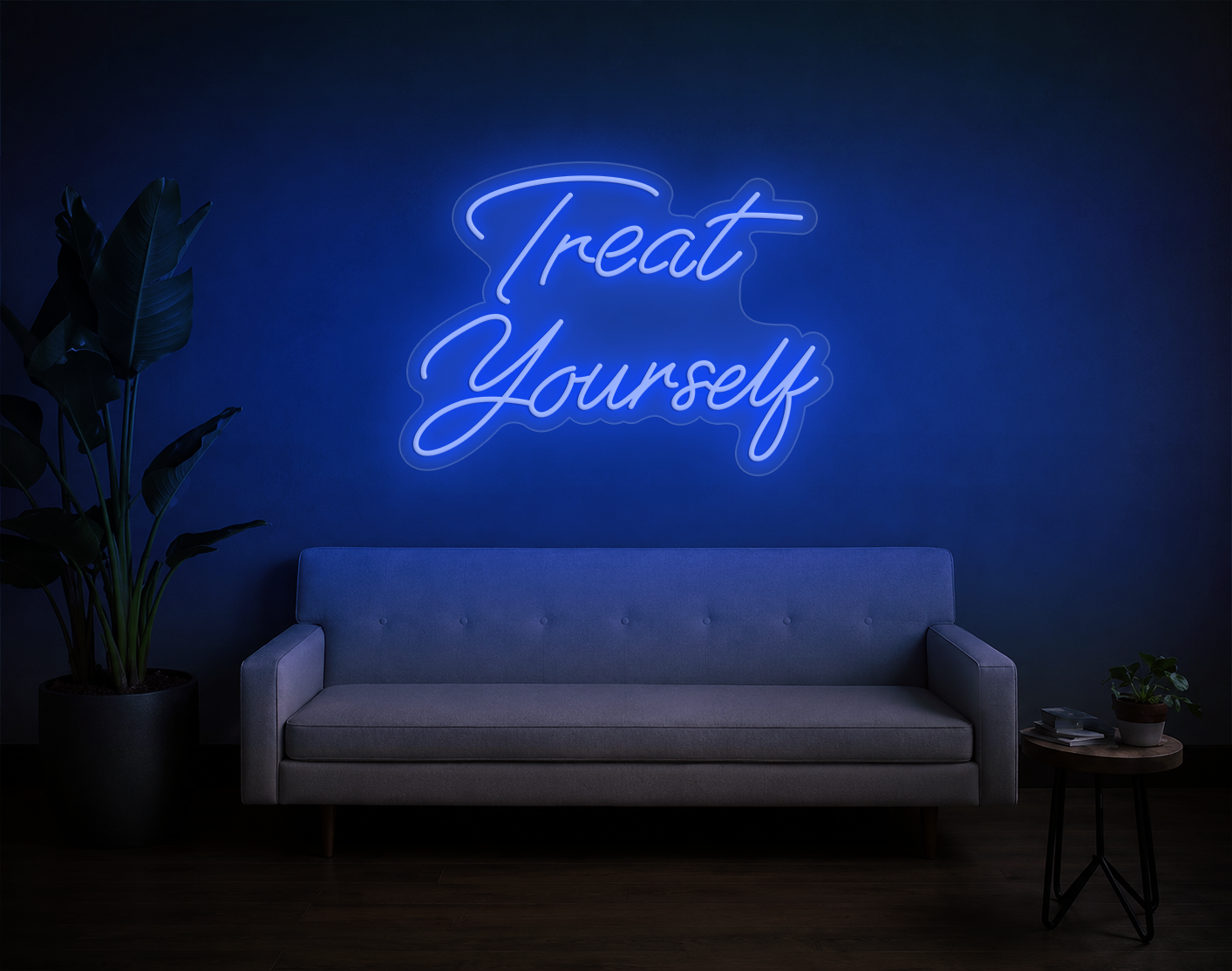 Treat Yourself LED Neon Sign