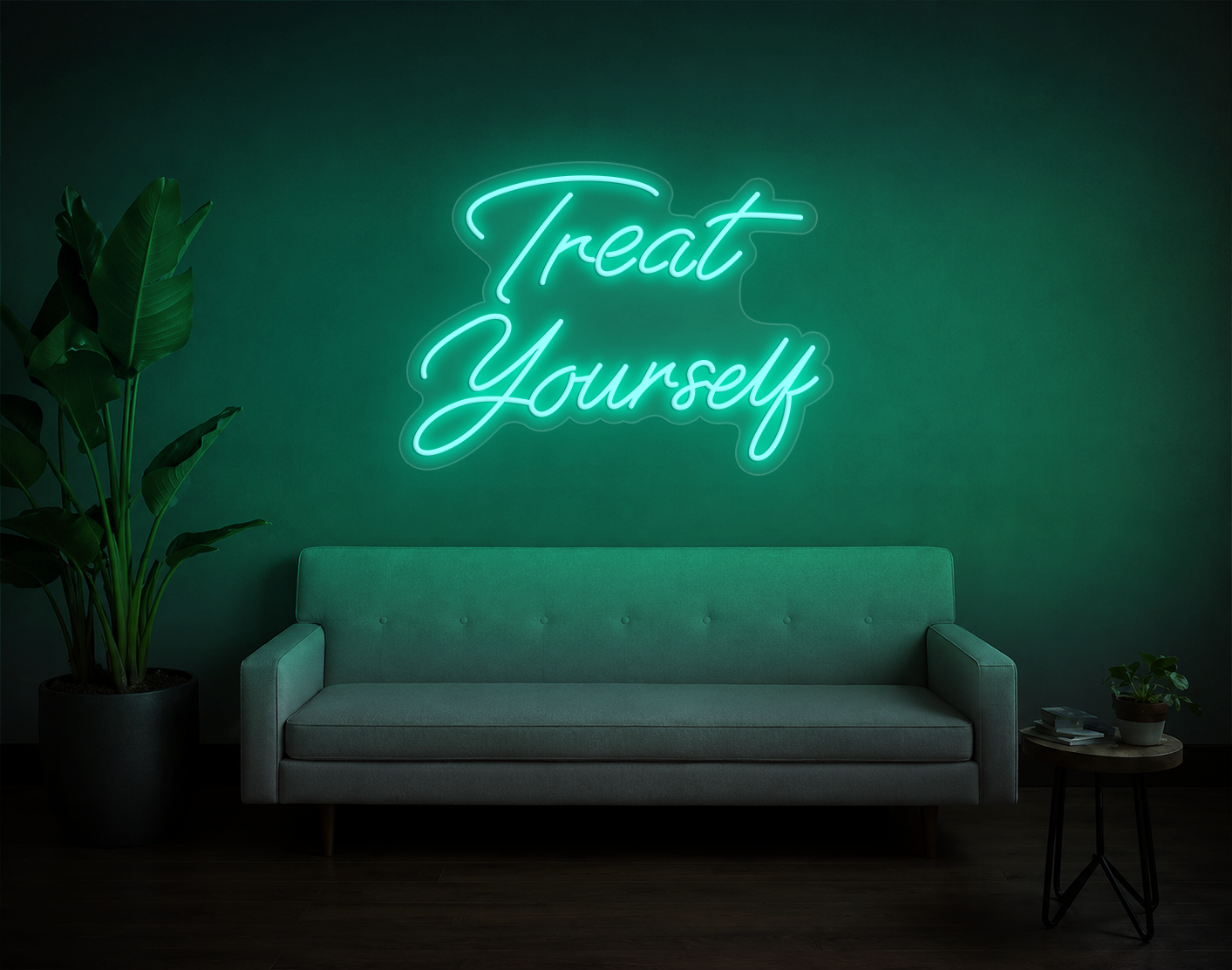 Treat Yourself LED Neon Sign