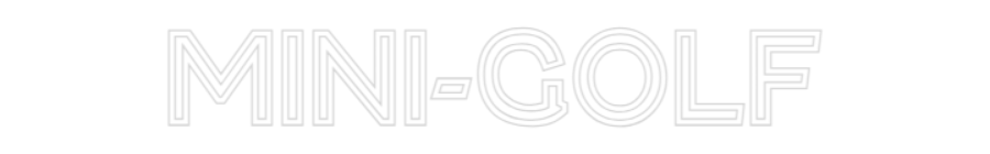 Custom Neon Text - MINI-GOLF