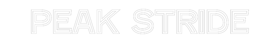 Custom Neon Text - Peak Stride