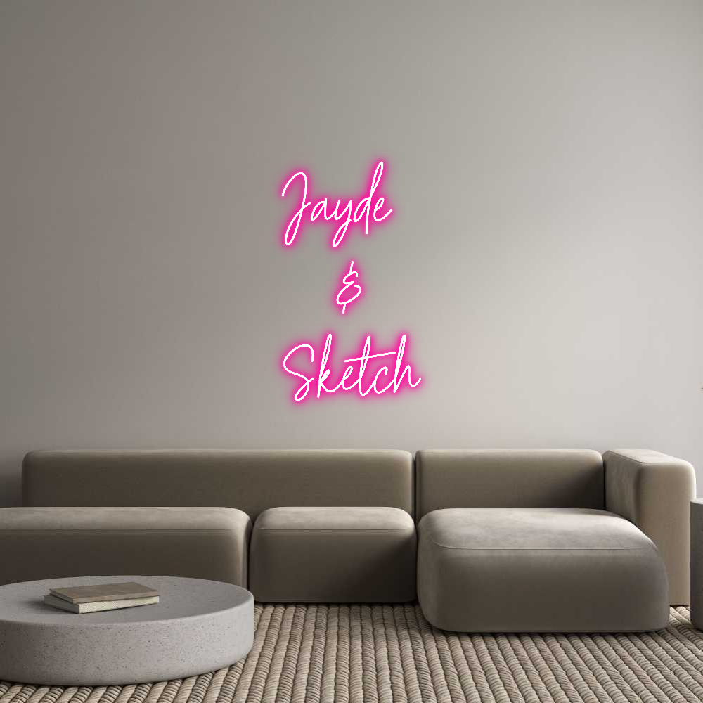 Custom Neon Text - Jayde
&...