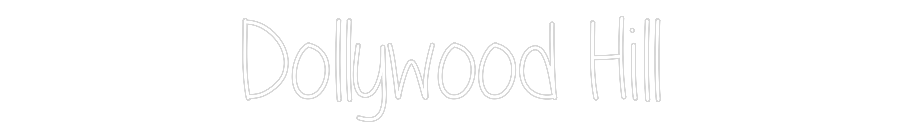 Custom Neon Text - Dollywood Hill