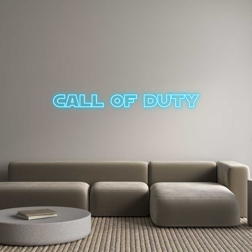 Custom Neon Text - Call of Duty