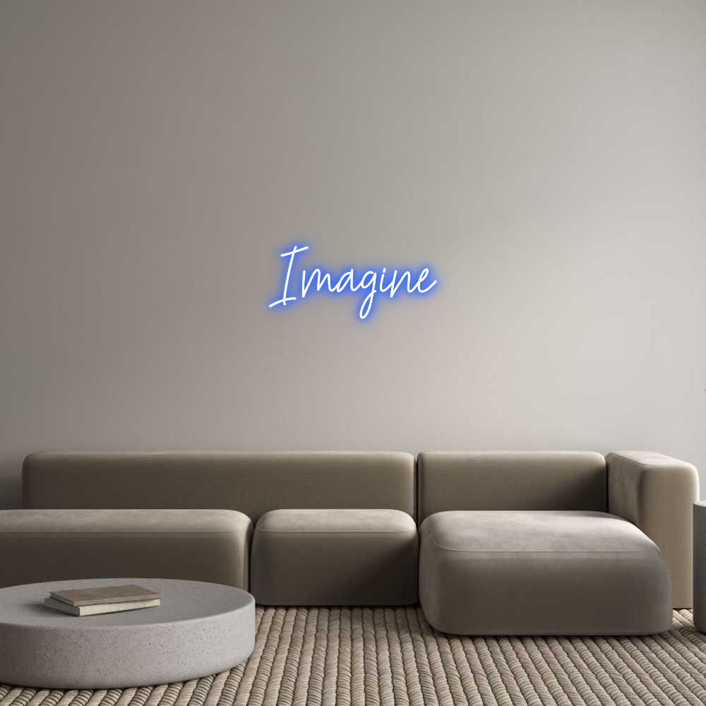 Custom Neon Text - Imagine
