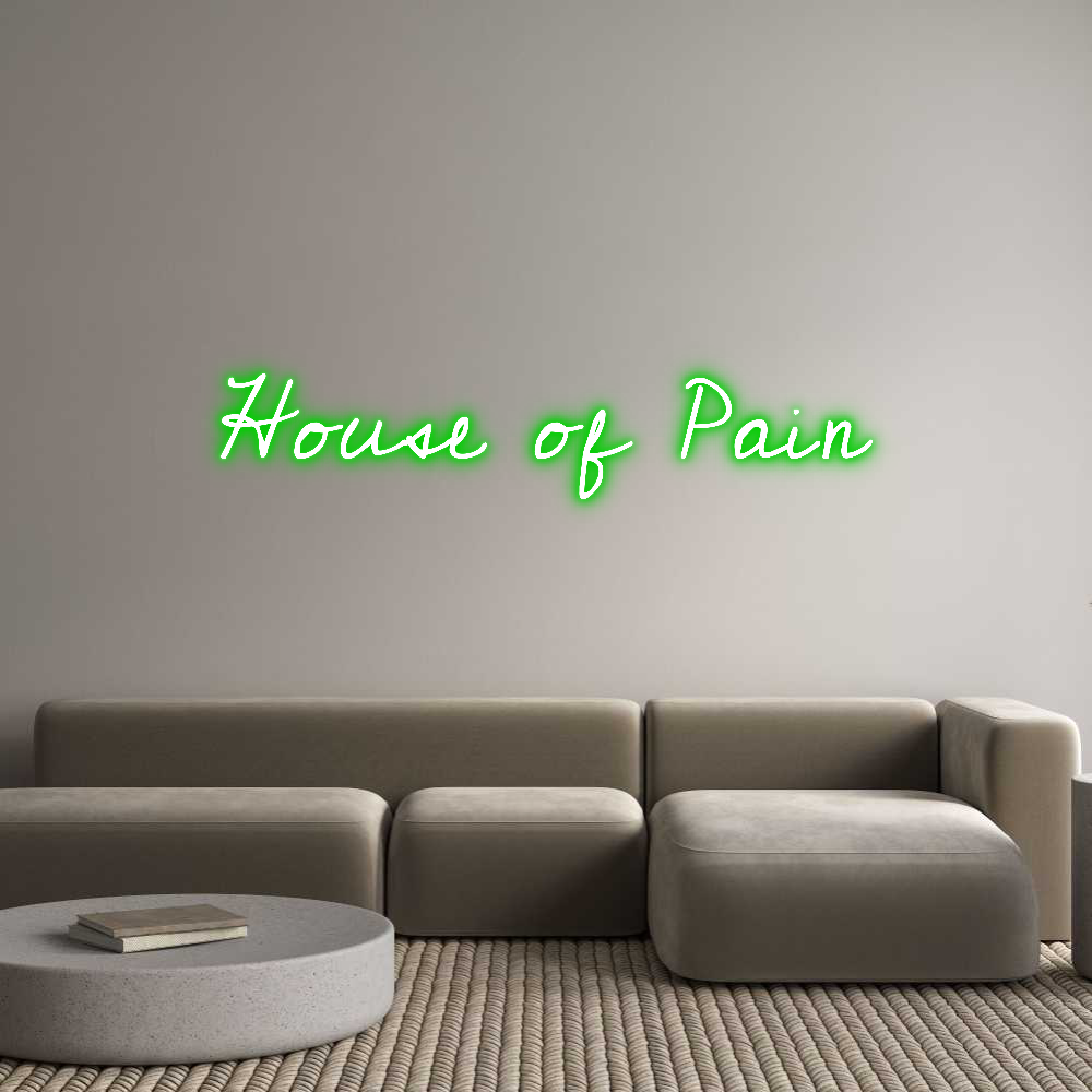 Custom Neon Text - House of Pain