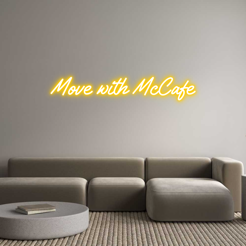 Custom Neon Text - Move with McC...
