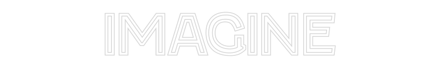 Custom Neon Text - Imagine