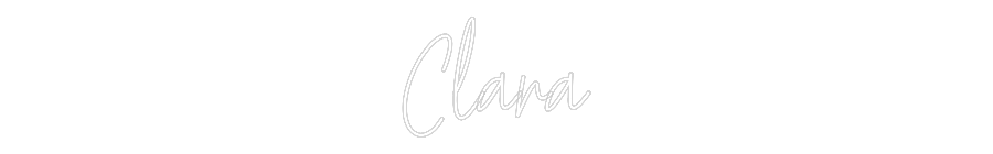 Custom Neon Text - Clara