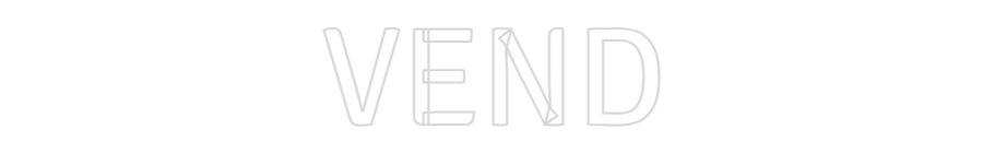 Custom Neon Text - VEND
