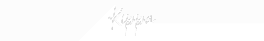 Custom Neon Text - Kippa