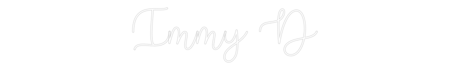Custom Neon Text - Immy D