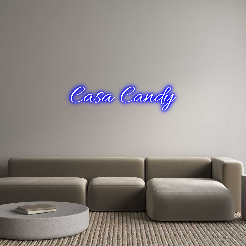 Custom Neon Text - Casa Candy