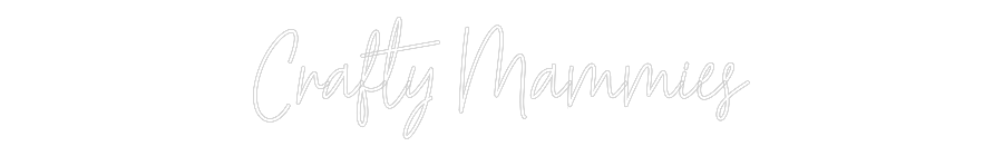 Custom Neon Text - Crafty Mammies