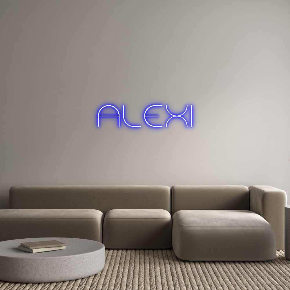 Custom Neon Text - ALEXI