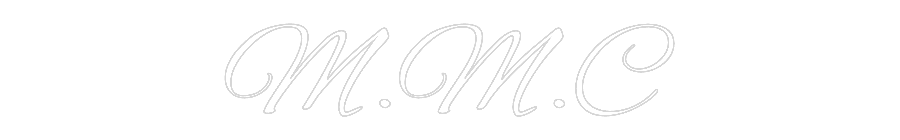 Custom Neon Text - M.M.C