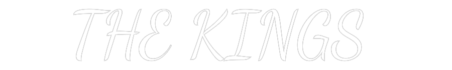 Custom Neon Text - THE KINGS