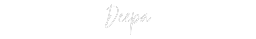 Custom Neon Text - Deepa
