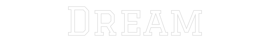 Custom Neon Text - Dream