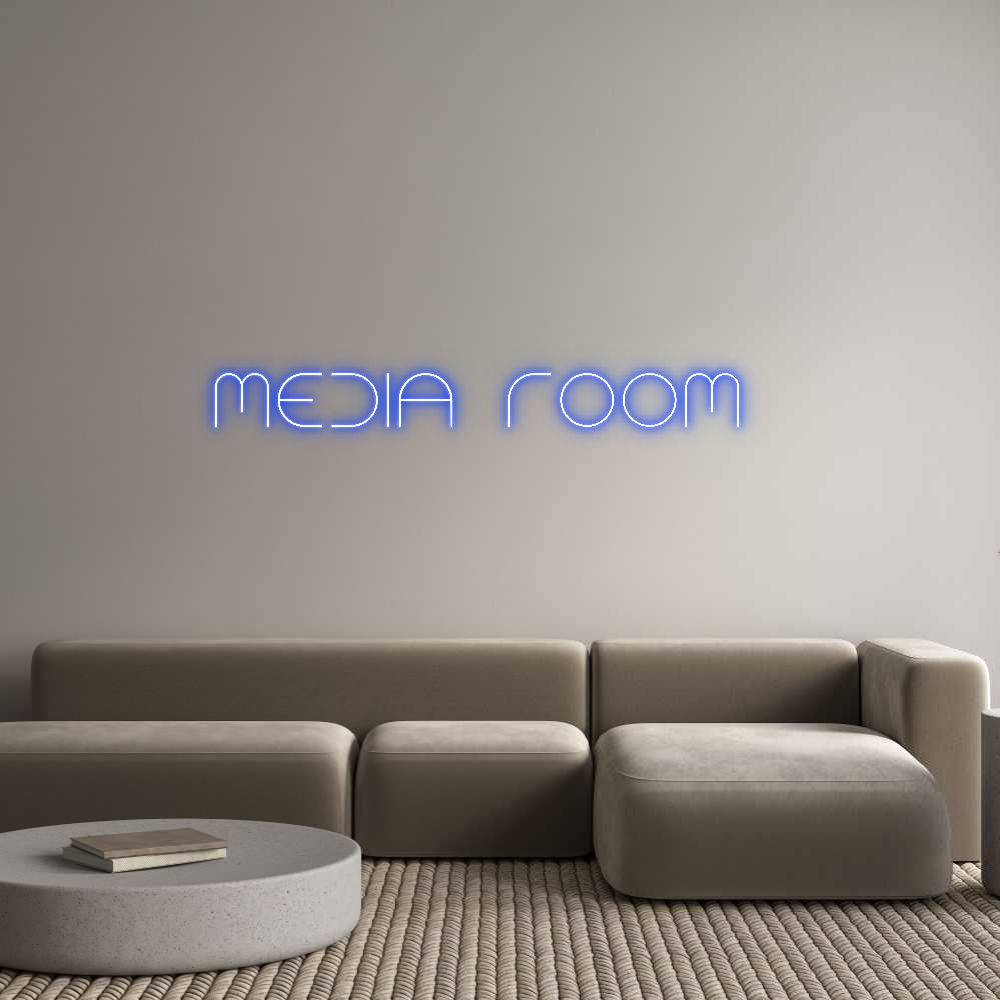 Custom Neon Text- MEDIA ROOM