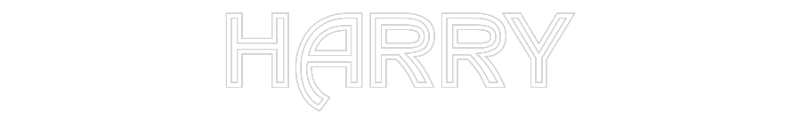 Custom Neon Text - HARRY