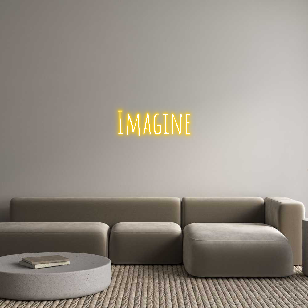 Custom Neon Text - Imagine
