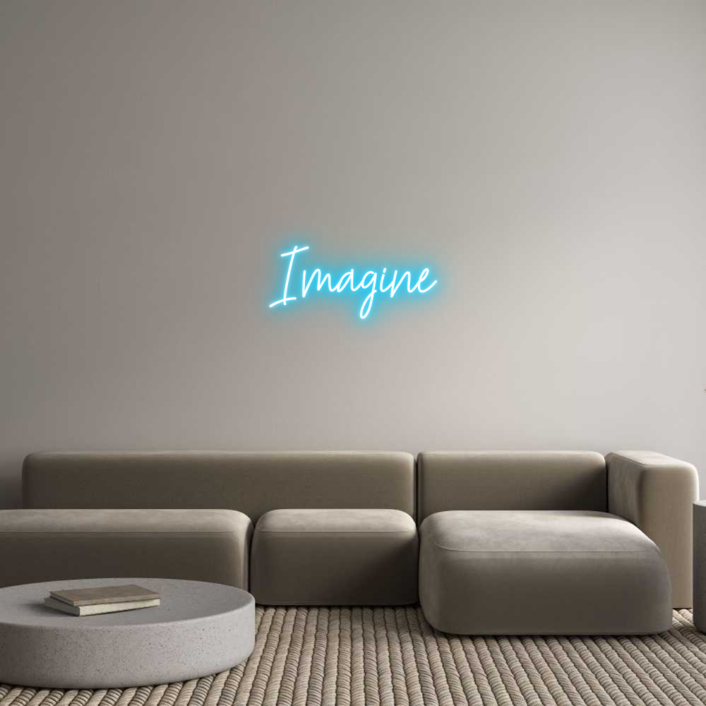 Custom Neon Text - Imagine