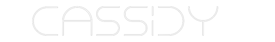 Custom Neon Text - Cassidy