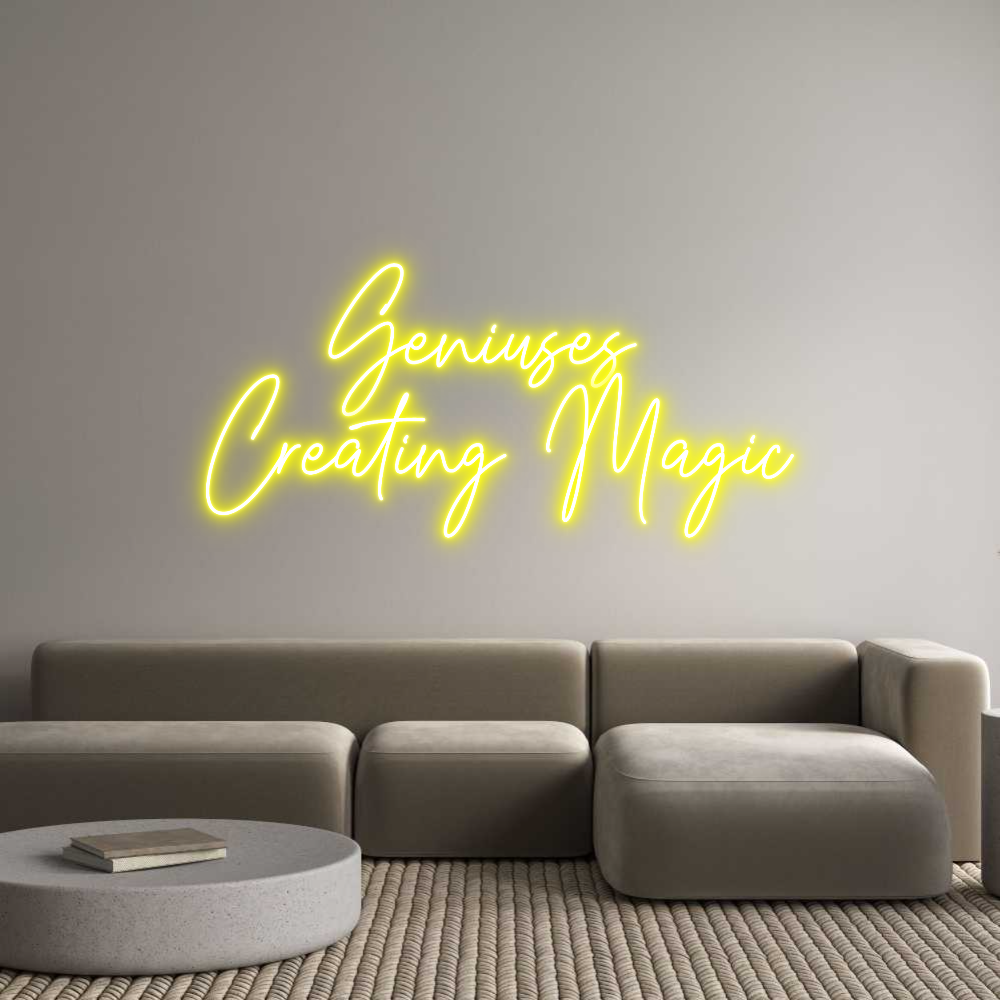Custom Neon Text - Geniuses
Cr...