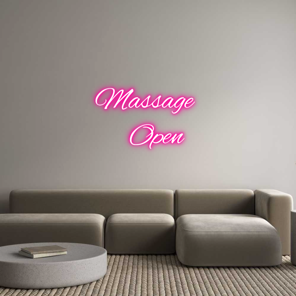 Custom Neon Text - Massage
...