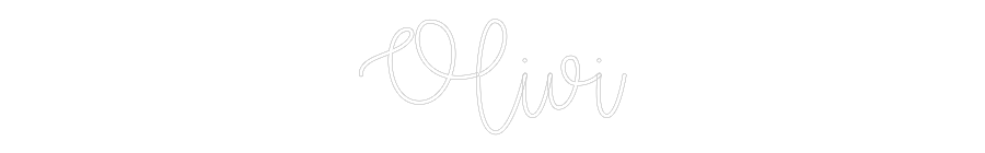 Custom Neon Text - Olivi