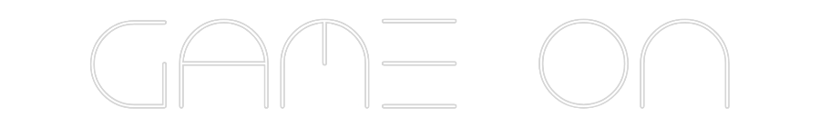 Custom Neon Text - Game on