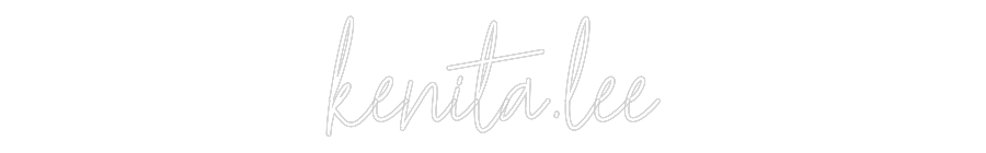Custom Neon Text - kenita.lee